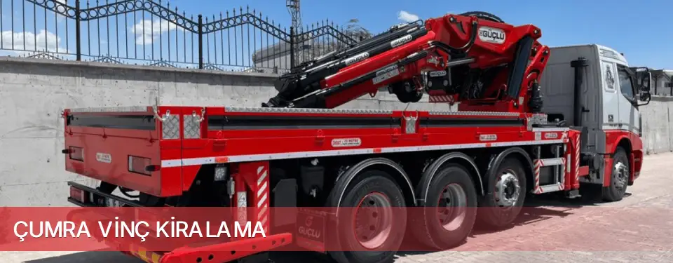 Çumra İlçemi Vinç Kiralama